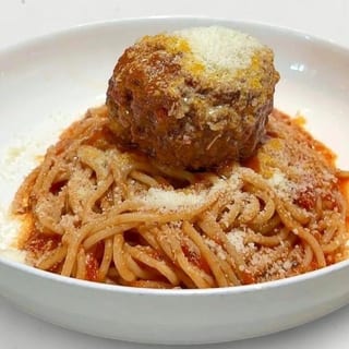 Spaghetti & Spicy Meatballs